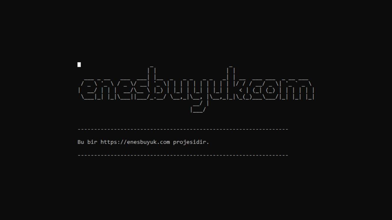 FIGlet nedir? FIGlet'i Linux'a yükleme veya online çalıştırma